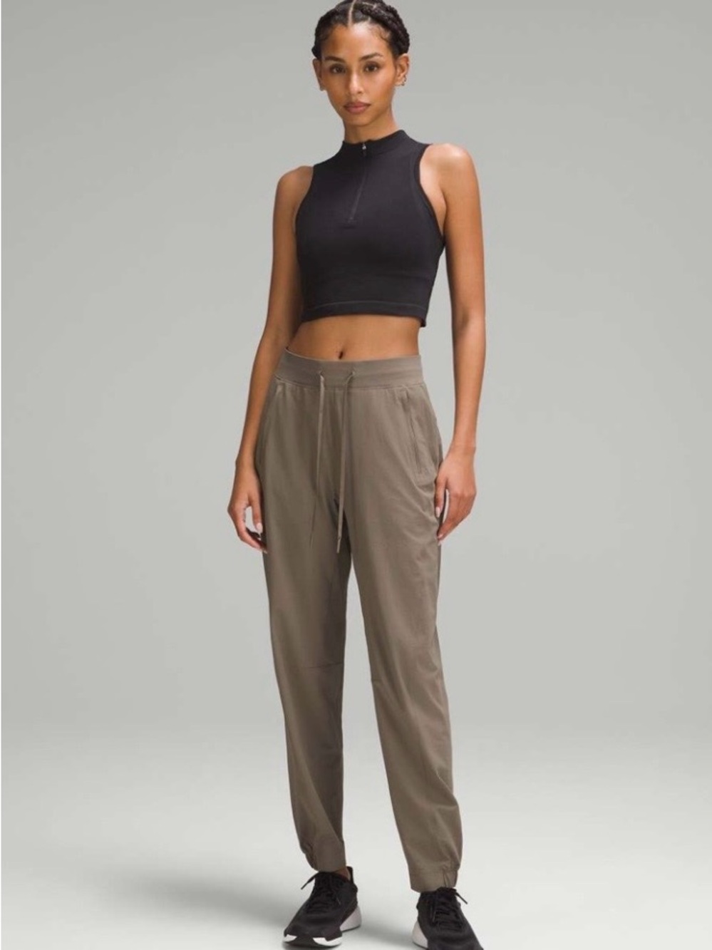 lululemon athletica license to train high rise‎ pant in nomad size 8